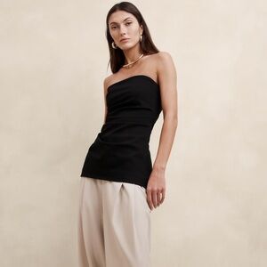 NWT BANANA REPUBLIC EVERYWHERE PONTE STRAPLESS TOP